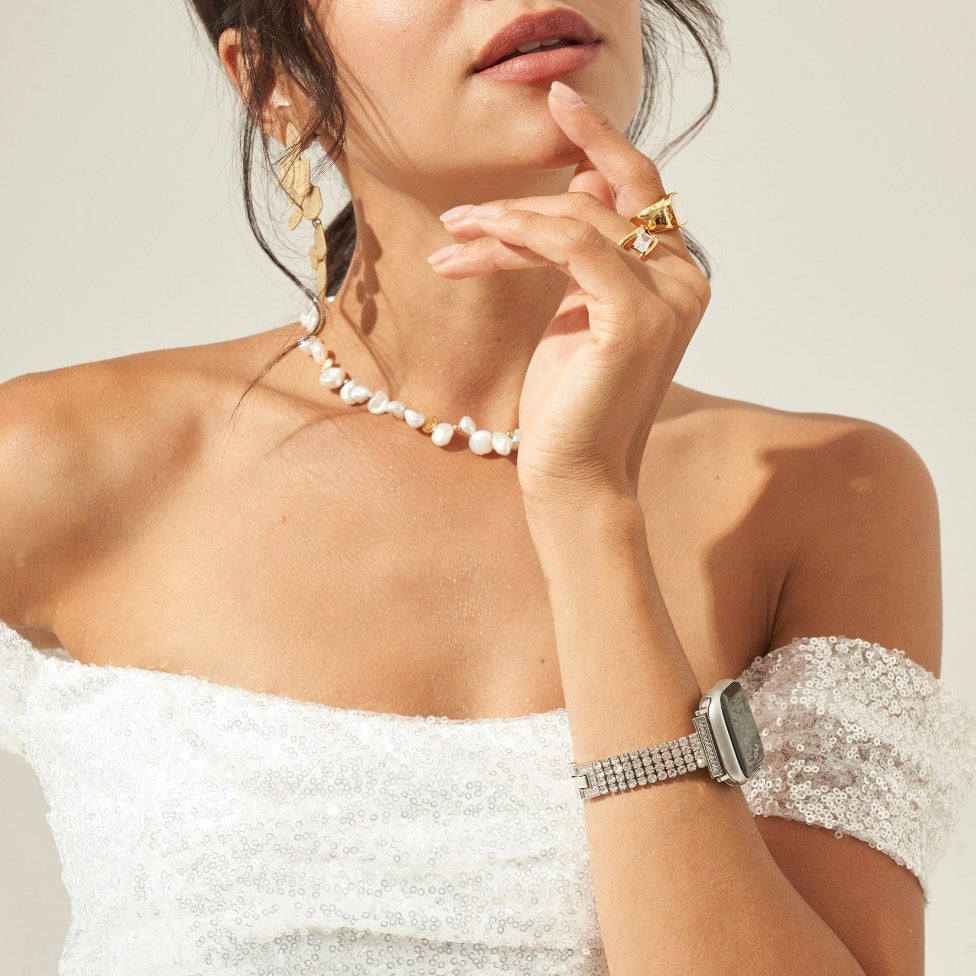 Elegant Diamond Apple Watch Bands for Women