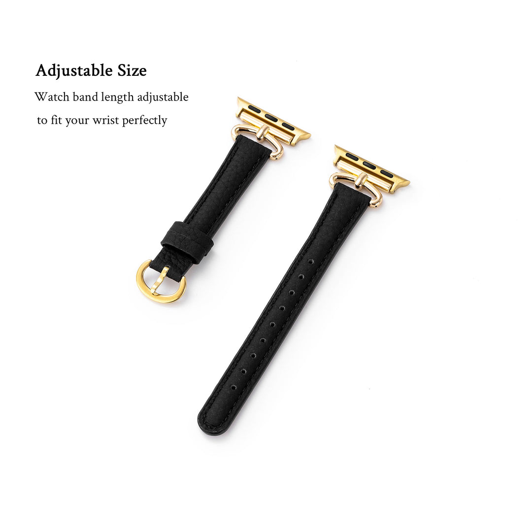 Sleek Leather Apple Watch Bands for Women