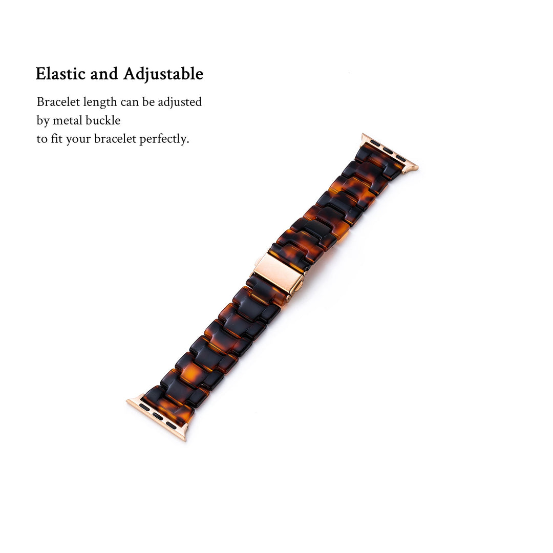 Dazzling Resin Apple Watch Bands for Women