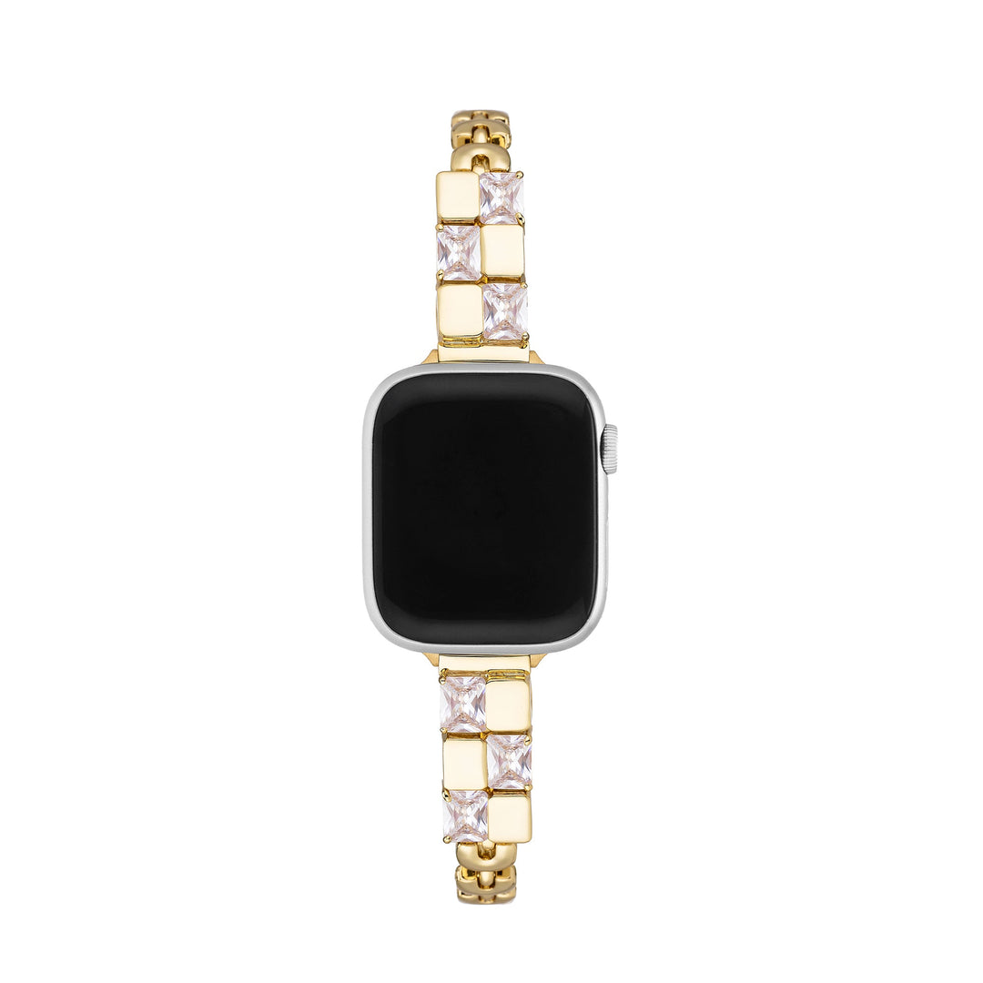 Bold Copper Rhinestone Apple Watch Bands for Women