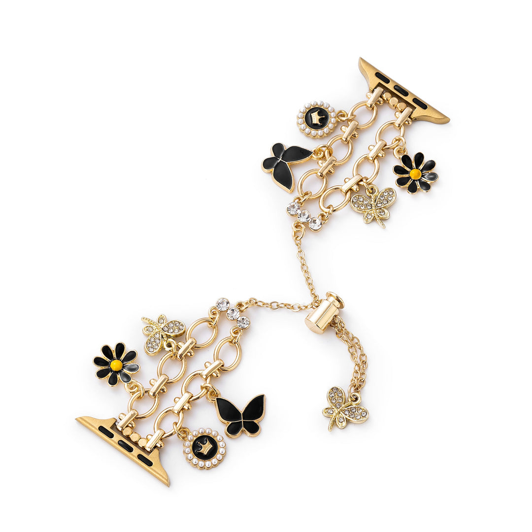 Dazzling Flower Apple Watch Bands for Women