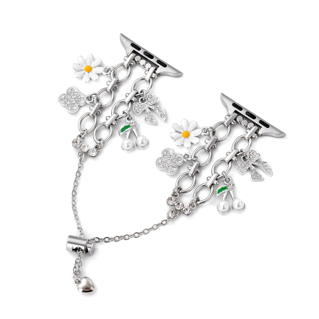 Dazzling Flower Apple Watch Bands for Women