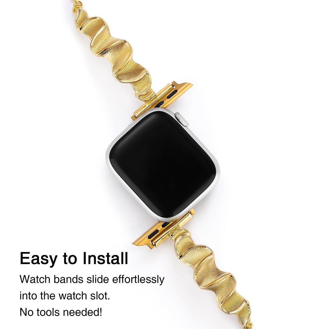 Minimalist Metal Apple Watch Bands for Women