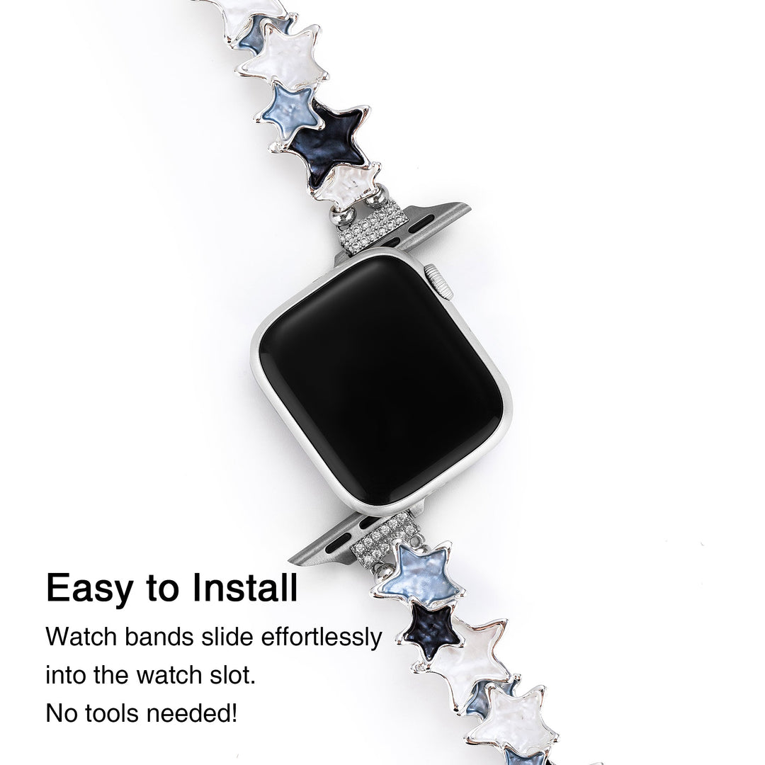 Elegant Star Apple Watch Bands for Women