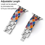 Load image into Gallery viewer, Dazzling Lattice Apple Watch Bands for Women
