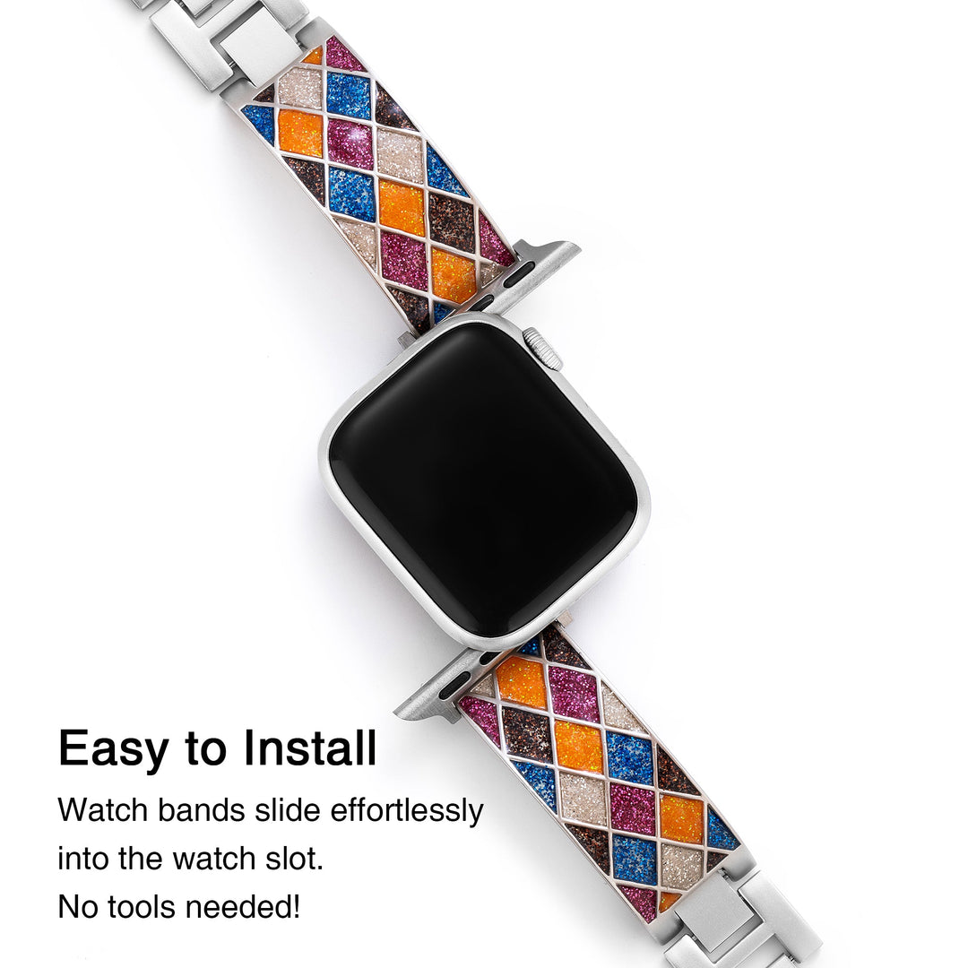 Minimalist Lattice Apple Watch Bands for Women