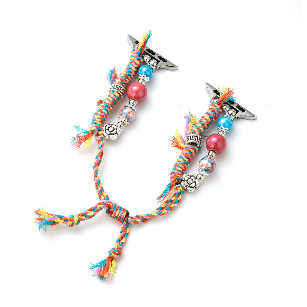 Sleek Beaded Apple Watch Bands for Women