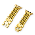 Load image into Gallery viewer, Modern Stainless Steel Beaded Apple Watch Bands for Women
