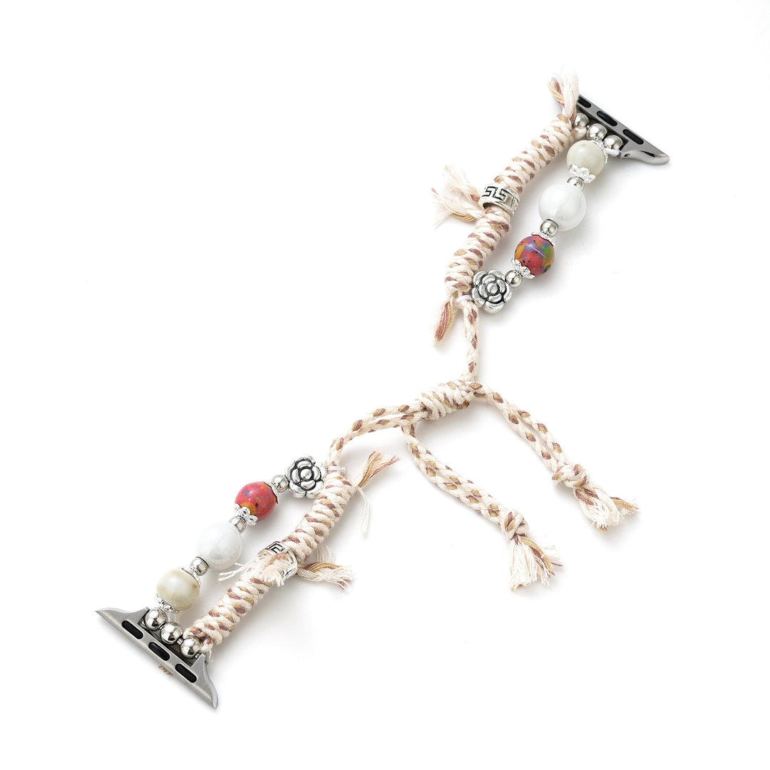 Sleek Beaded Apple Watch Bands for Women