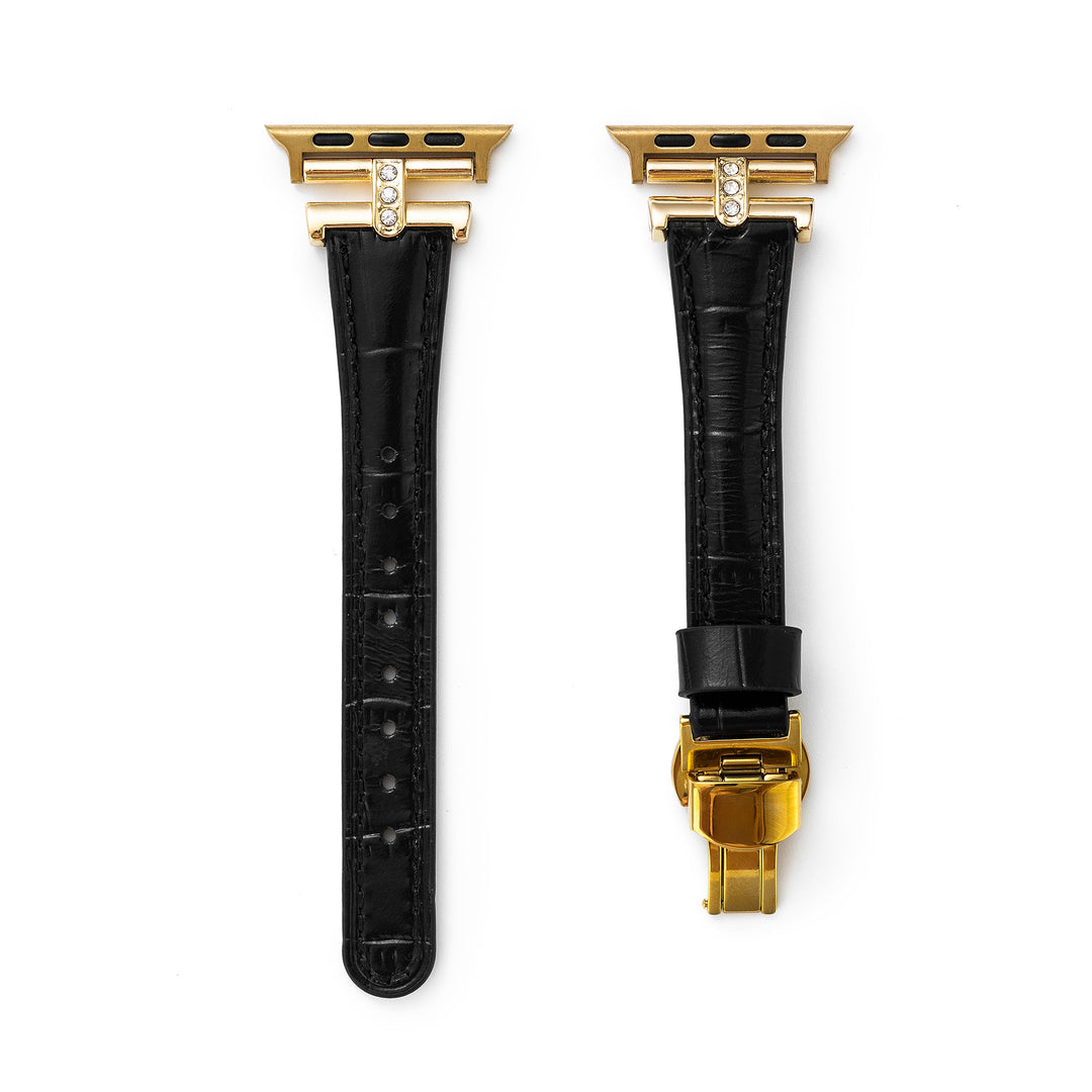 Sleek Leather Apple Watch Bands for Women