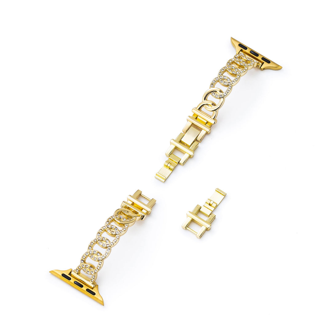Classic Metal Rhinestone Apple Watch Bands for Women