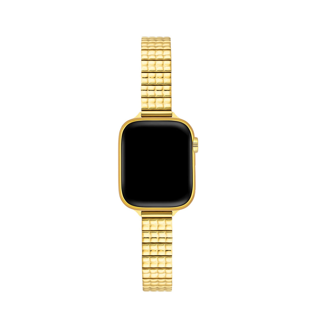 Dazzling Metal Embossed Apple Watch Bands for Women