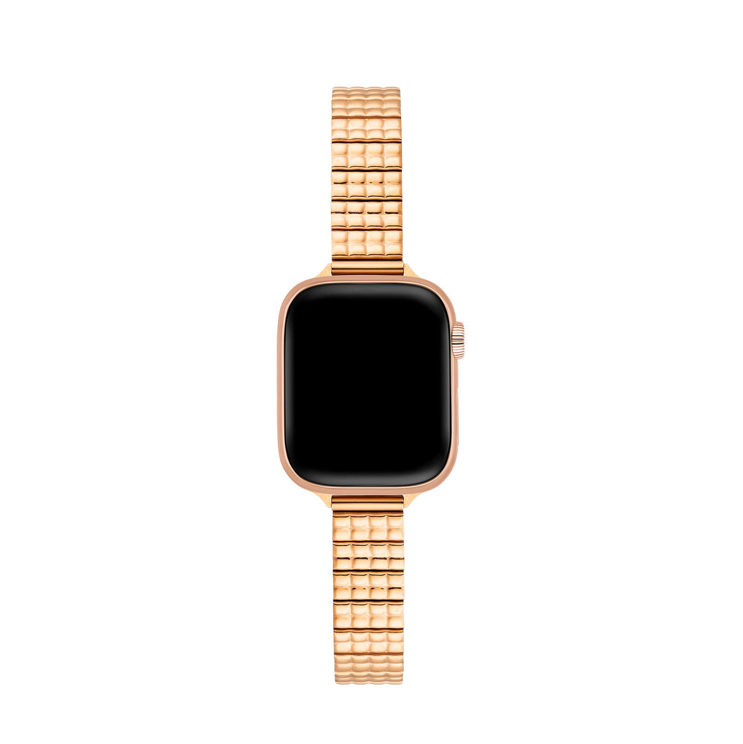 Dazzling Metal Embossed Apple Watch Bands for Women