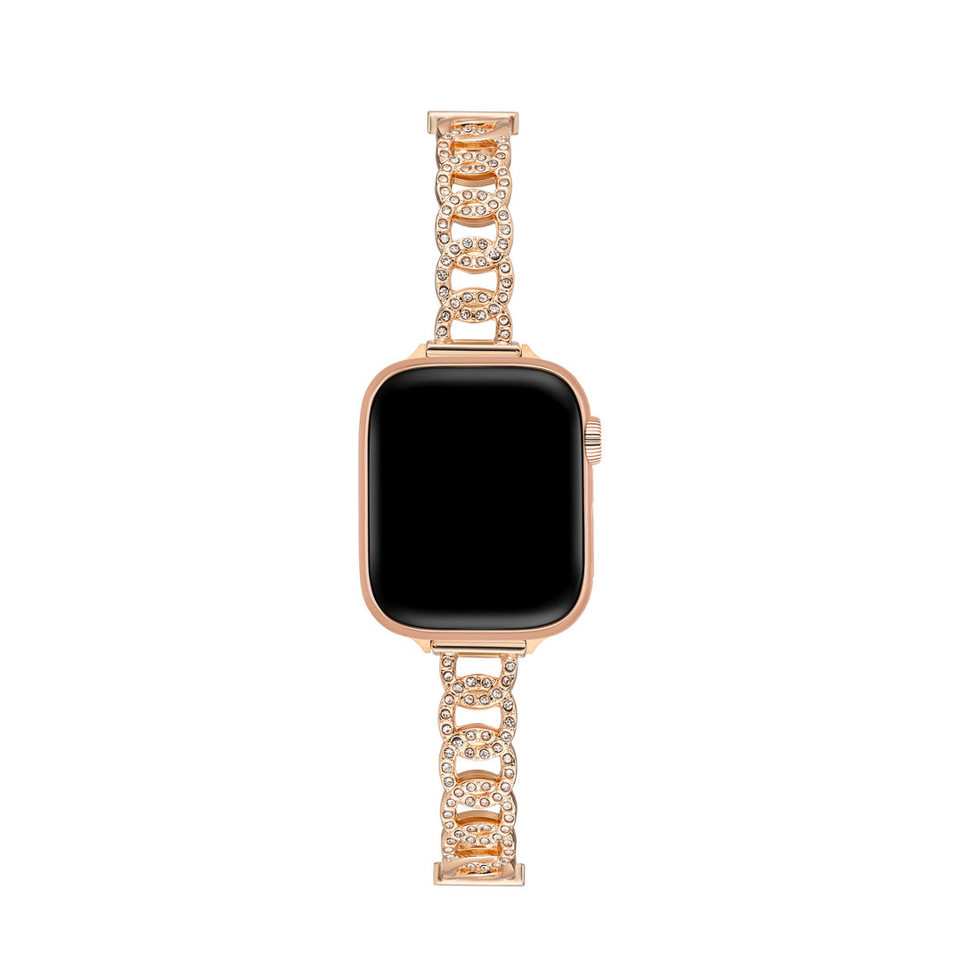 Classic Metal Rhinestone Apple Watch Bands for Women