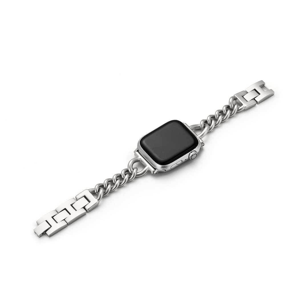 Stylish Stainless Steel Twist Chain Apple Watch Bands for Women