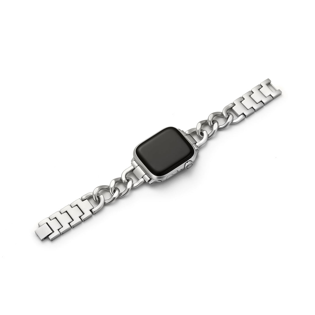 Bold Metal Twist Chain Apple Watch Bands for Women