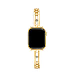 Load image into Gallery viewer, Sleek Metal Rhinestone Apple Watch Bands for Women
