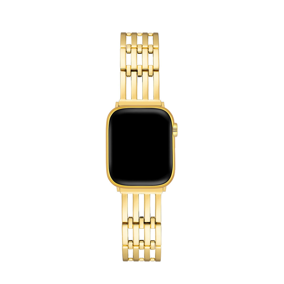 Dazzling Metal Strata Stripe Apple Watch Bands for Women