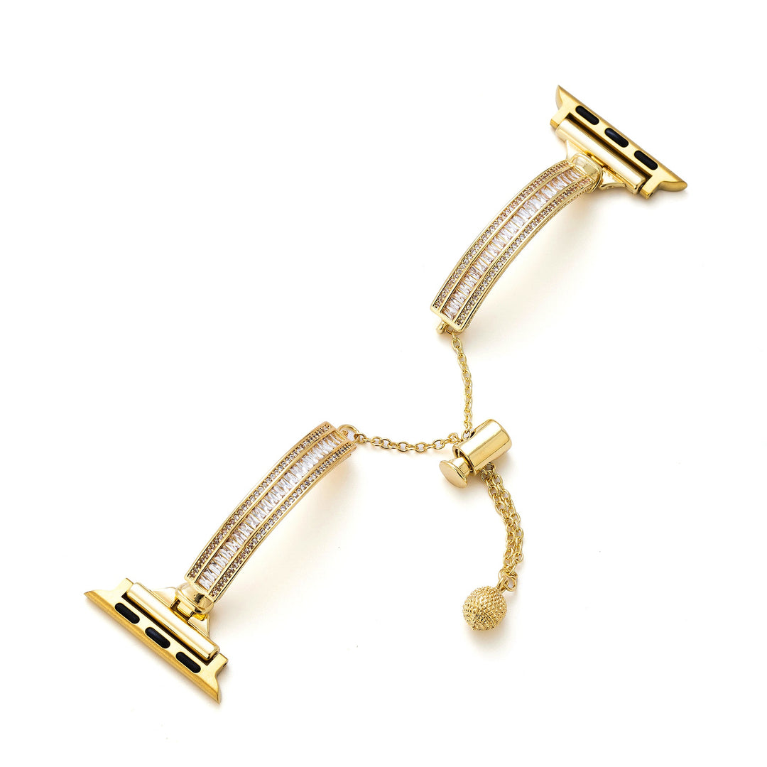 Modern Copper Zircon Apple Watch Bands for Women