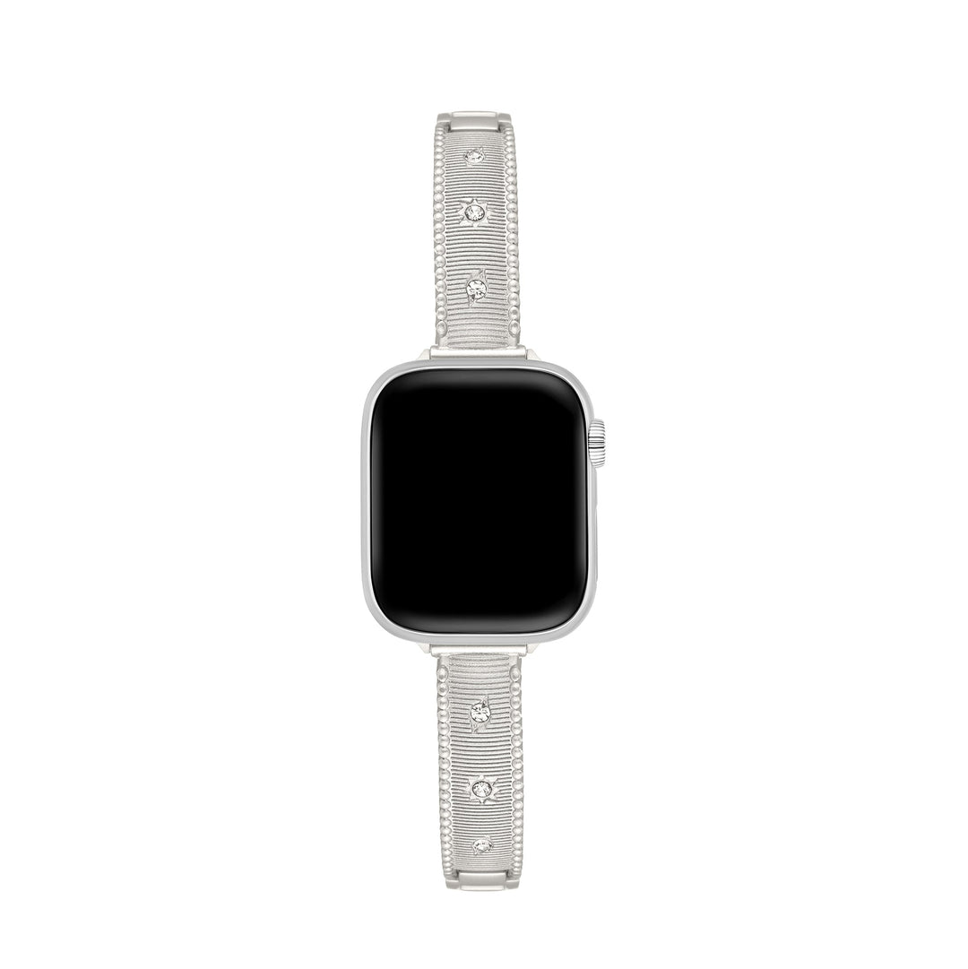 Bold Metal Rhinestone Apple Watch Bands for Women