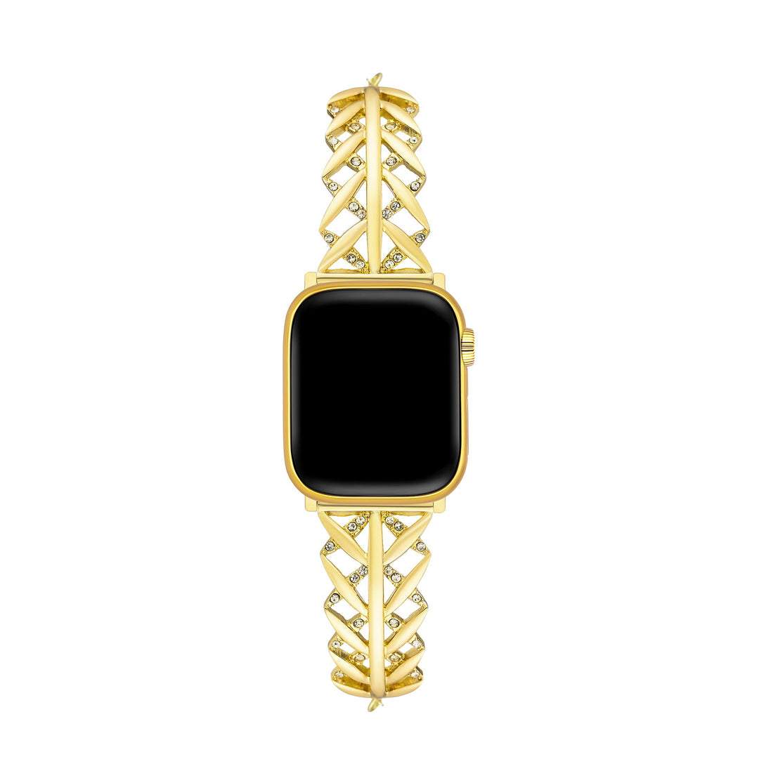 Stylish Metal Rhinestone Apple Watch Bands for Women