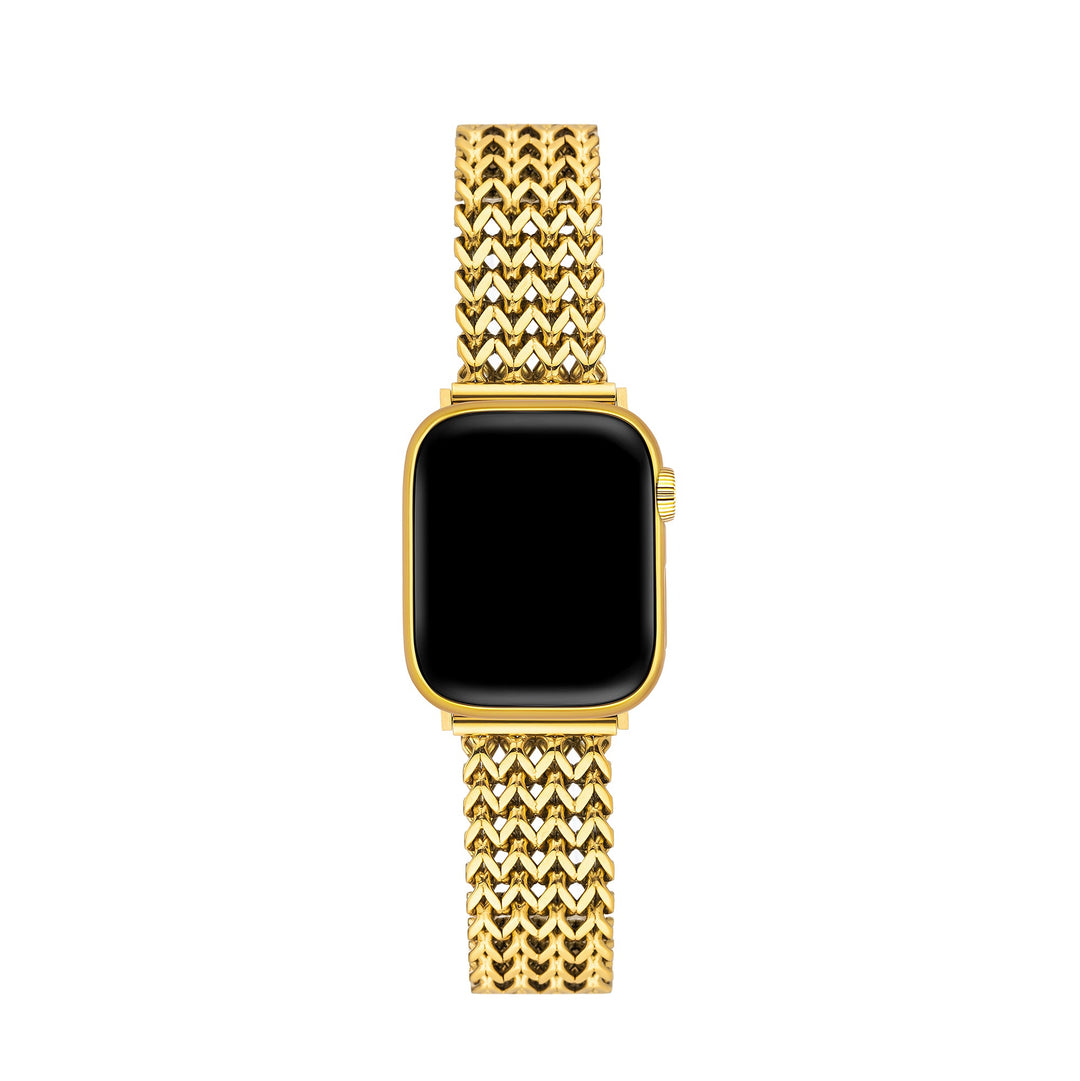 Dazzling Stainless Steel Mesh Apple Watch Bands for Women