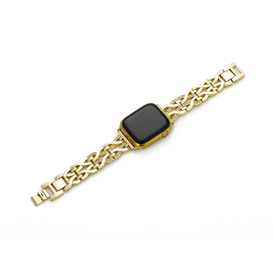 Sleek Metal Twist Apple Watch Bands for Women