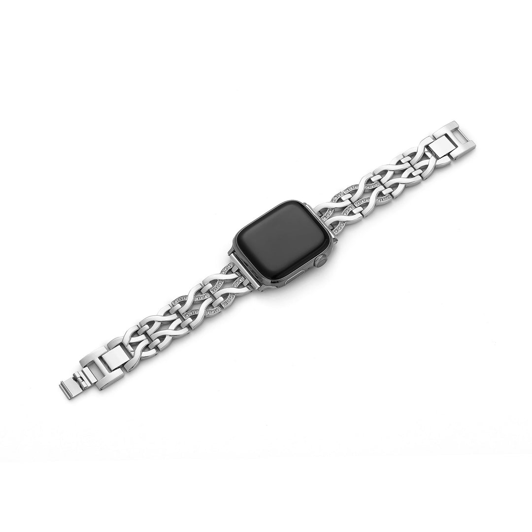 Sleek Metal Twist Apple Watch Bands for Women
