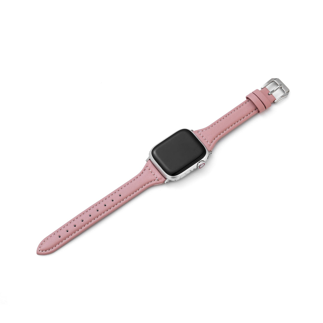 Bold Genuine Leather Minimalist Apple Watch Bands for Women