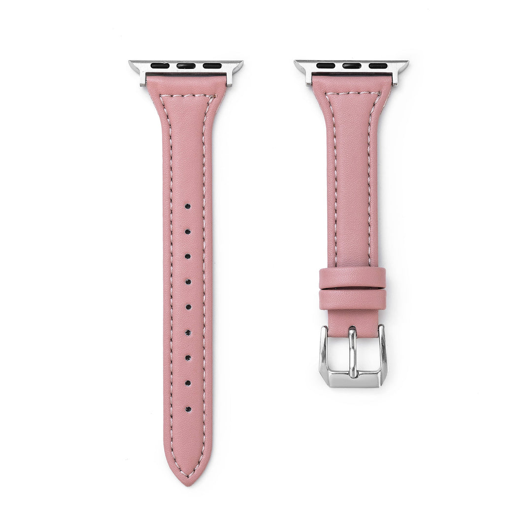 Bold Genuine Leather Minimalist Apple Watch Bands for Women