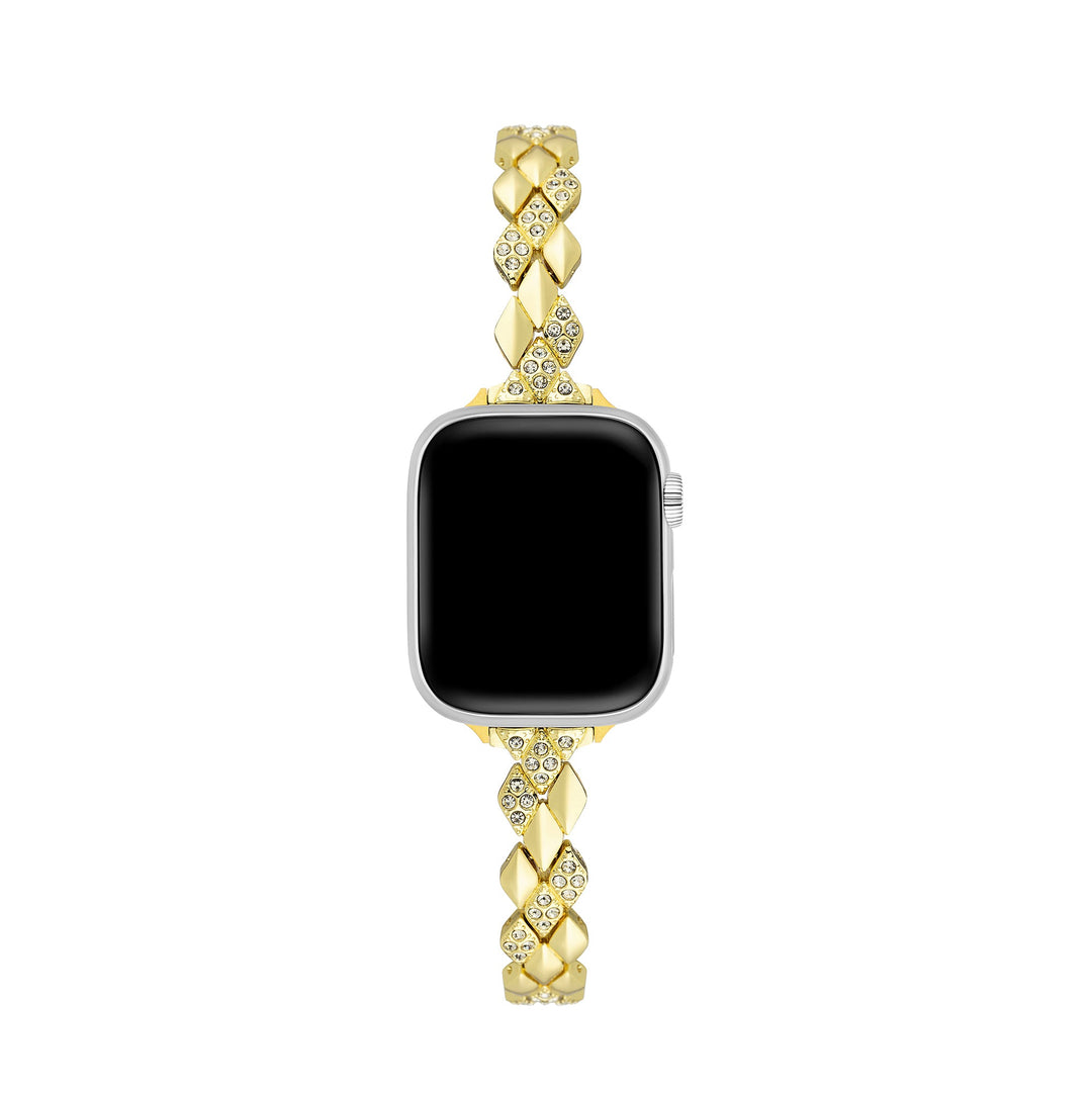 Modern Metal Diamond Apple Watch Bands for Women