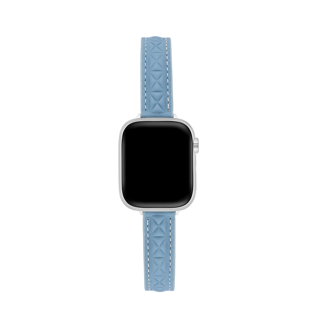 Chic Leather Quilted Apple Watch Bands for Women