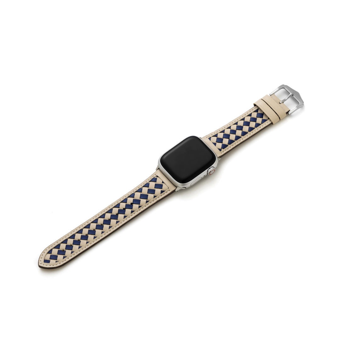 Classic Leather Braided Apple Watch Bands for Women