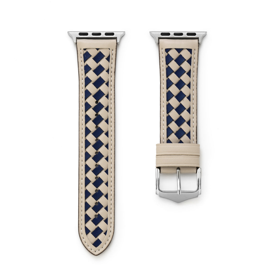 Classic Leather Braided Apple Watch Bands for Women