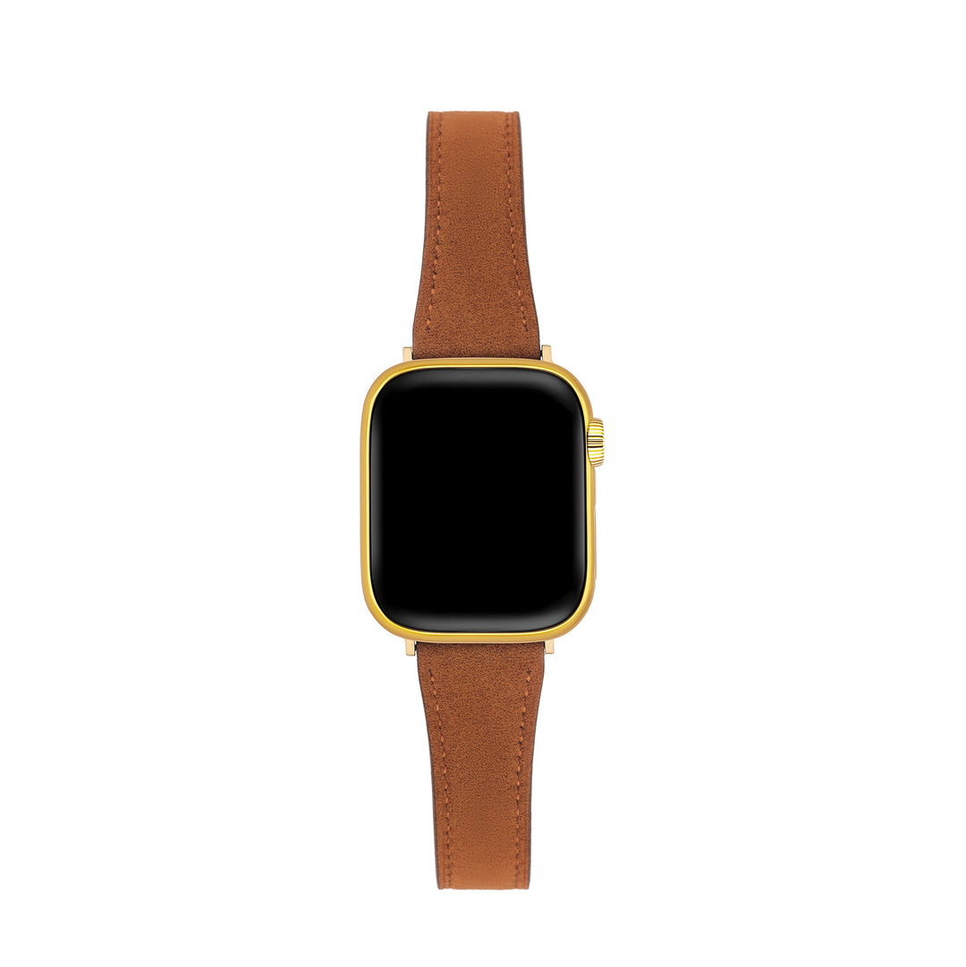 Elegant Suede Leather Apple Watch Bands for Women