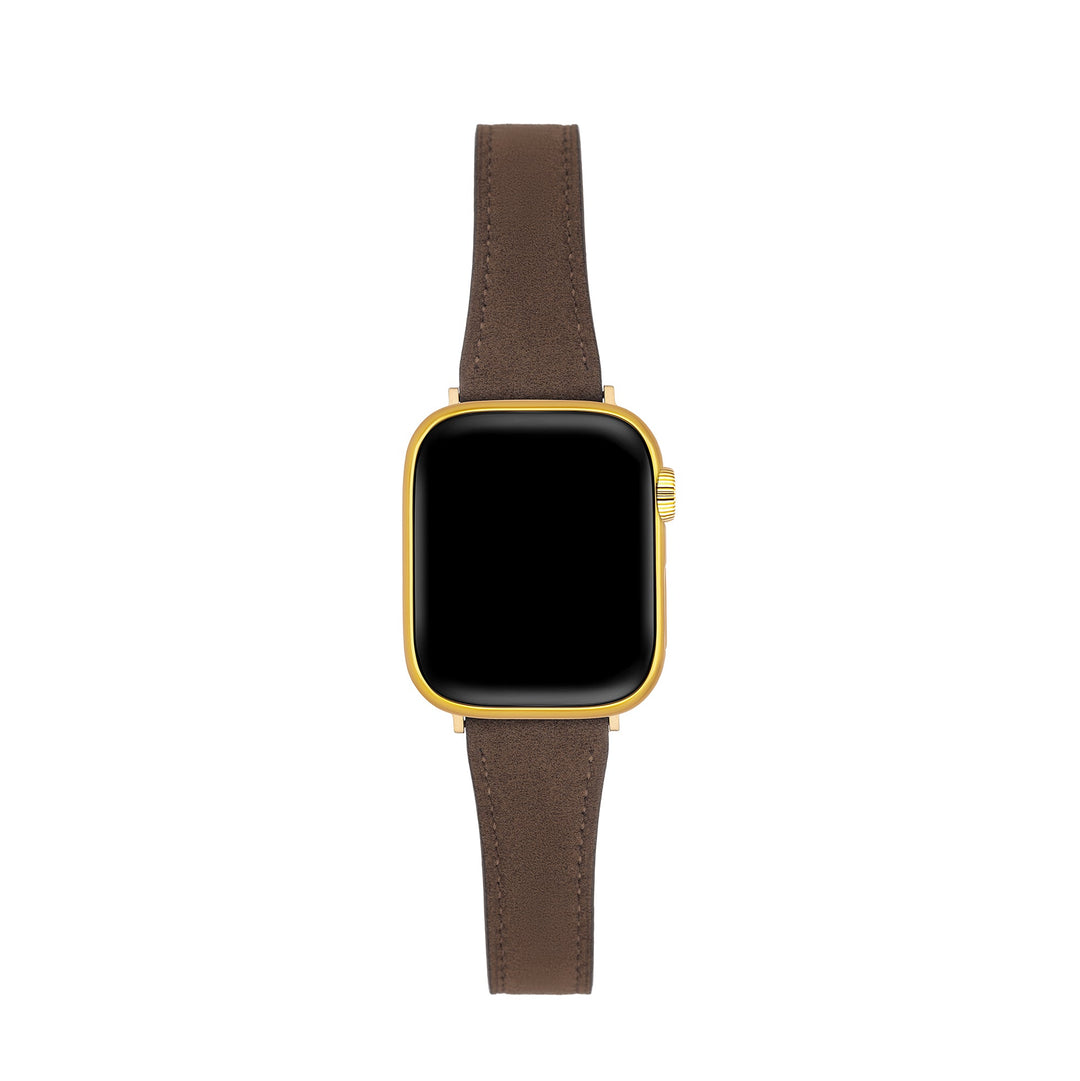 Elegant Suede Leather Apple Watch Bands for Women
