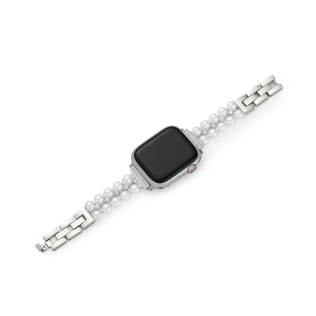 Bold Metal Rhinestone Apple Watch Bands for Women
