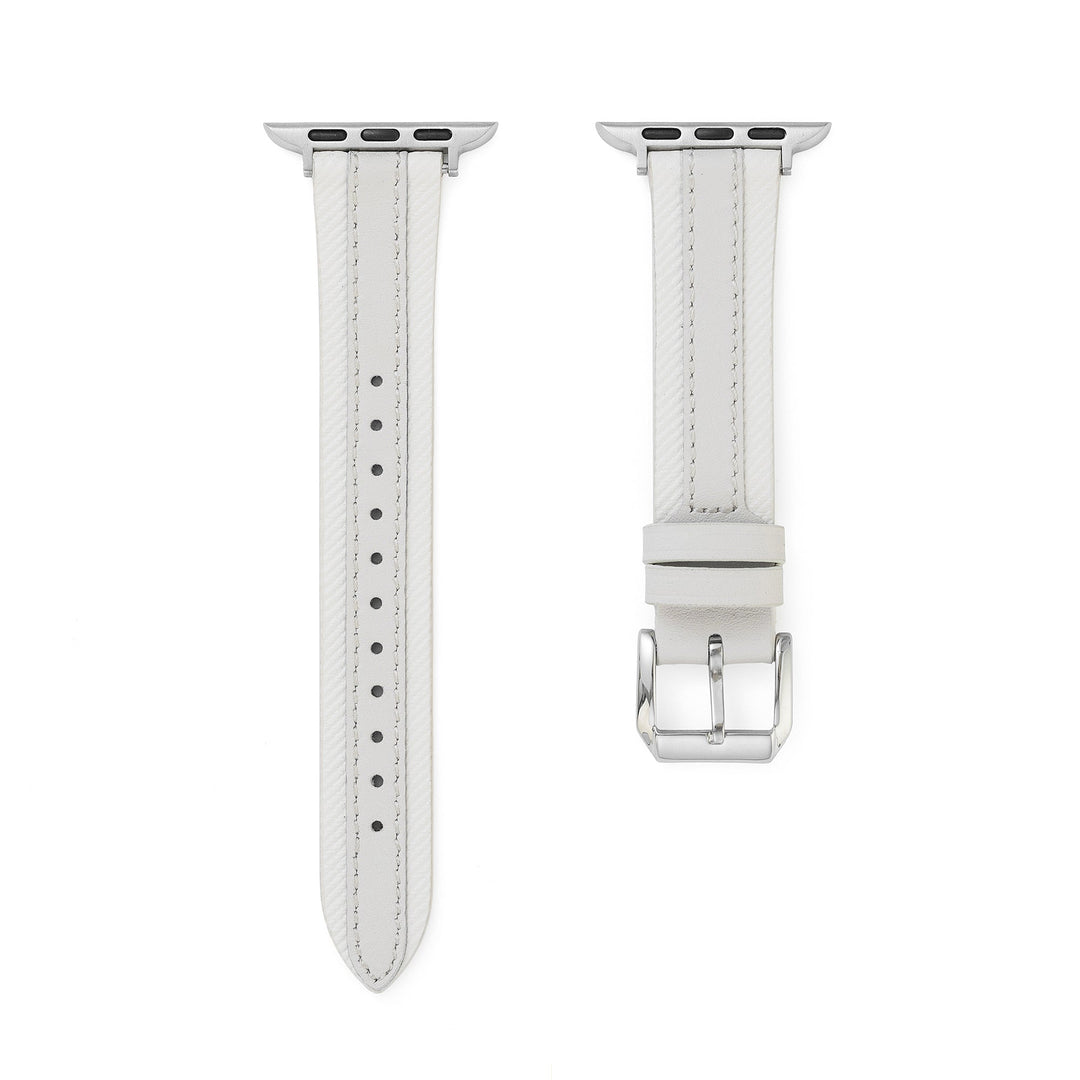 Modern Leather Stitched Apple Watch Bands for Women