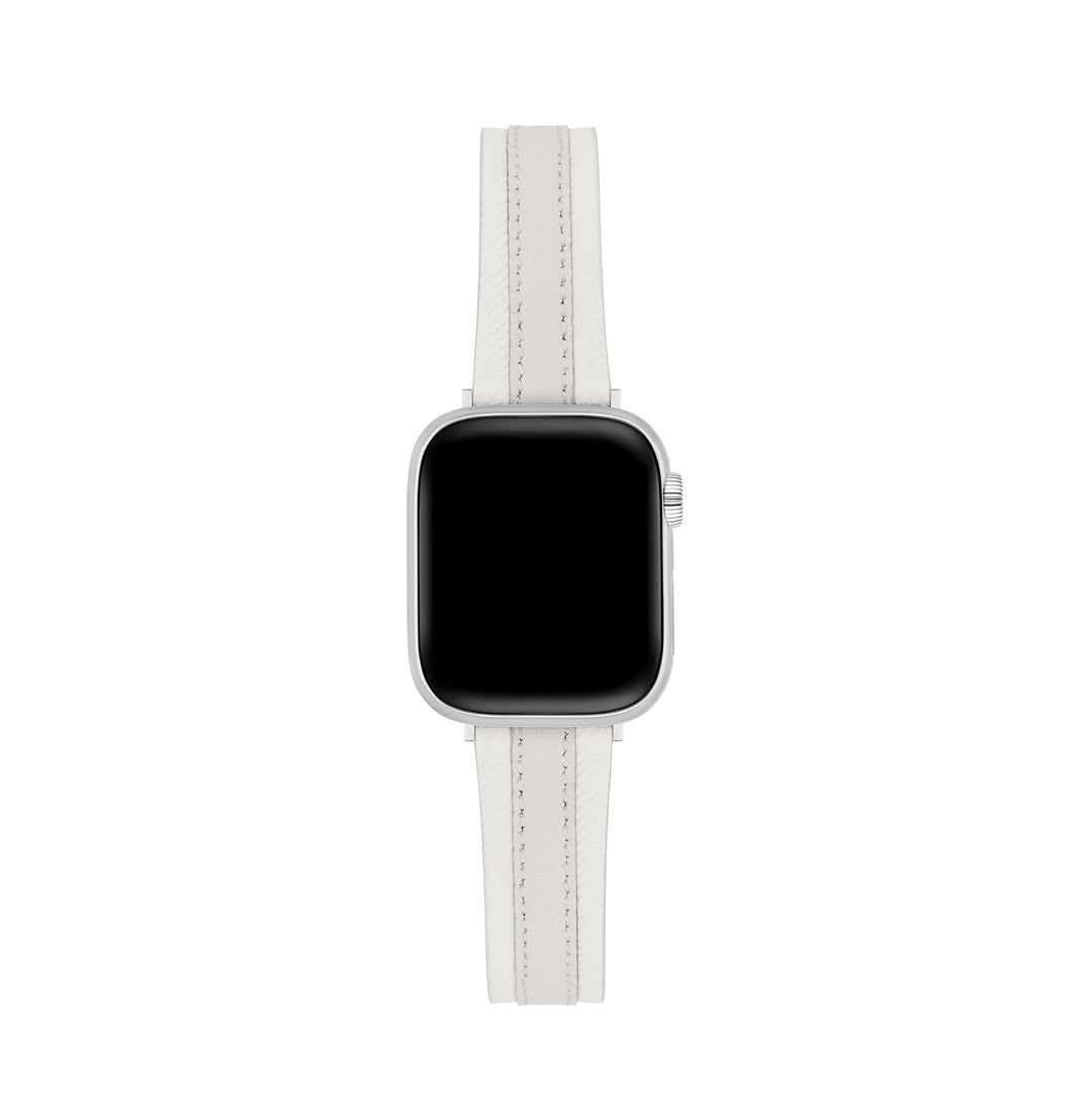 Modern Leather Stitched Apple Watch Bands for Women