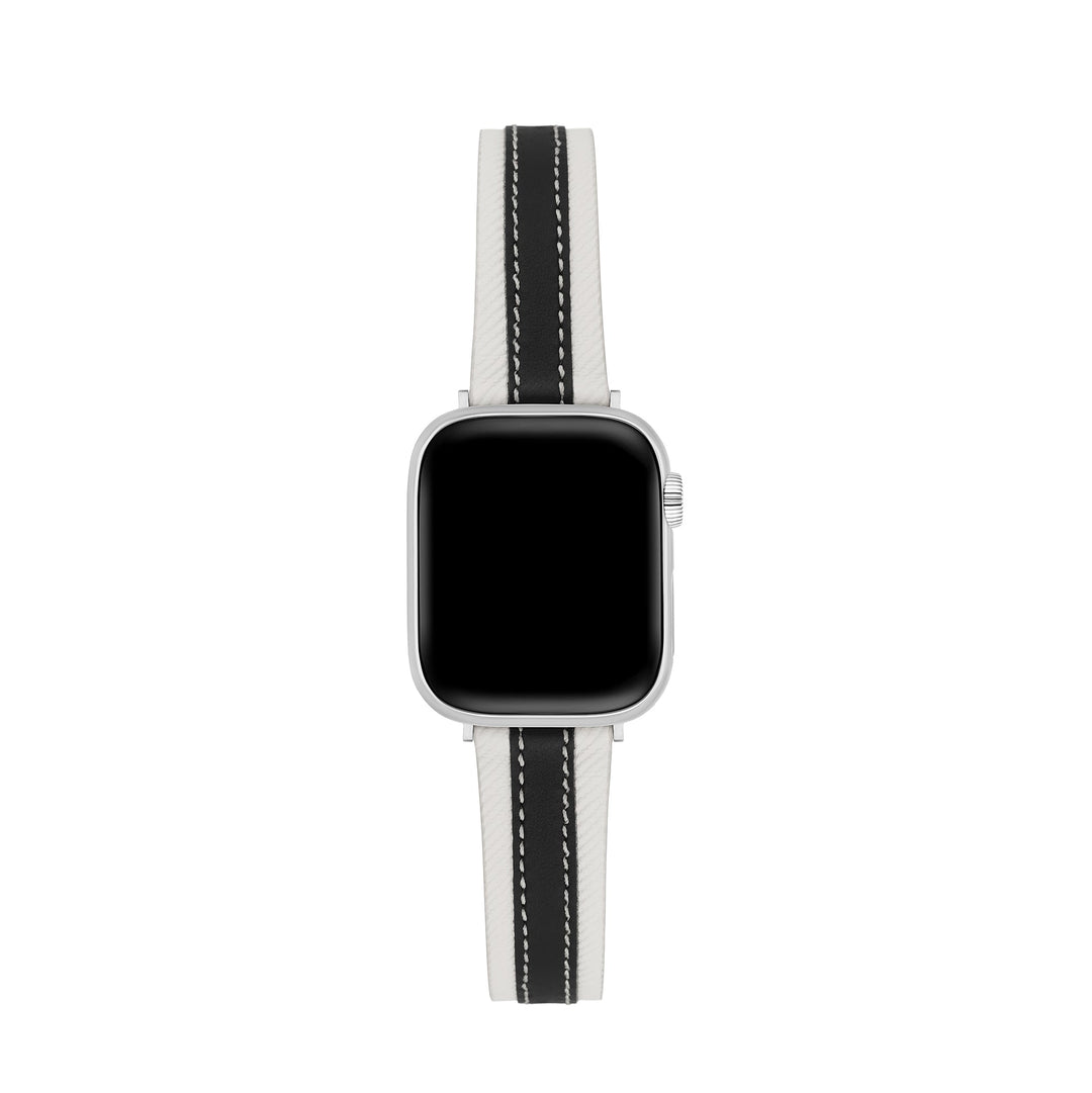 Modern Leather Stitched Apple Watch Bands for Women