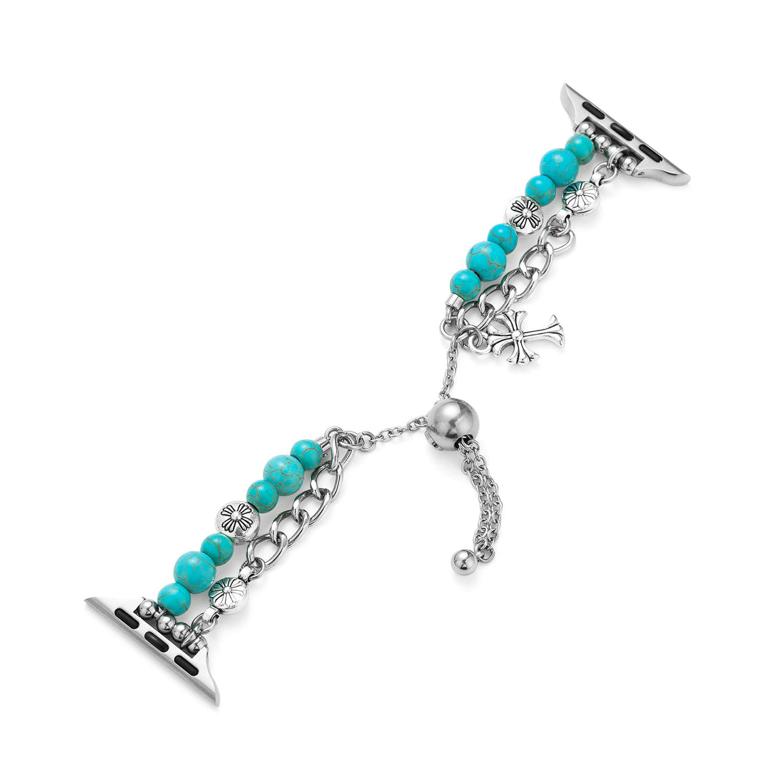 Dazzling Beaded Apple Watch Bands for Women
