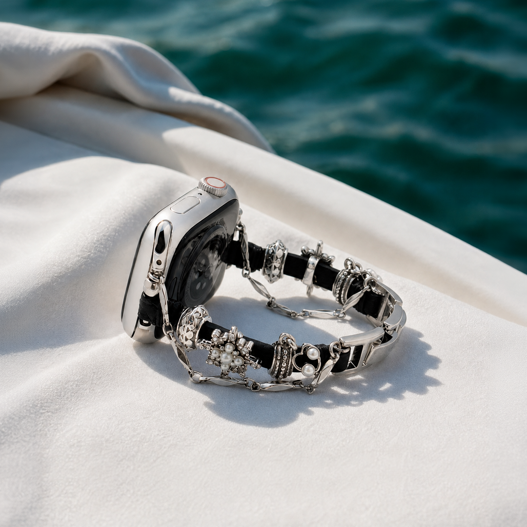 Dazzling Metal Vintage Apple Watch Bands for Women