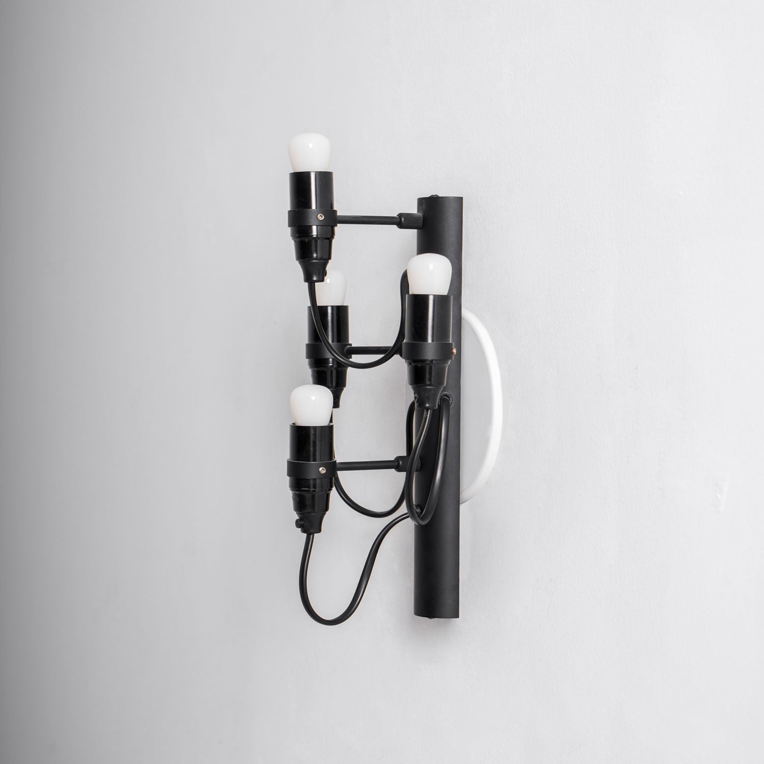 Mirror Polished Steel Contemporary Wall Lamp