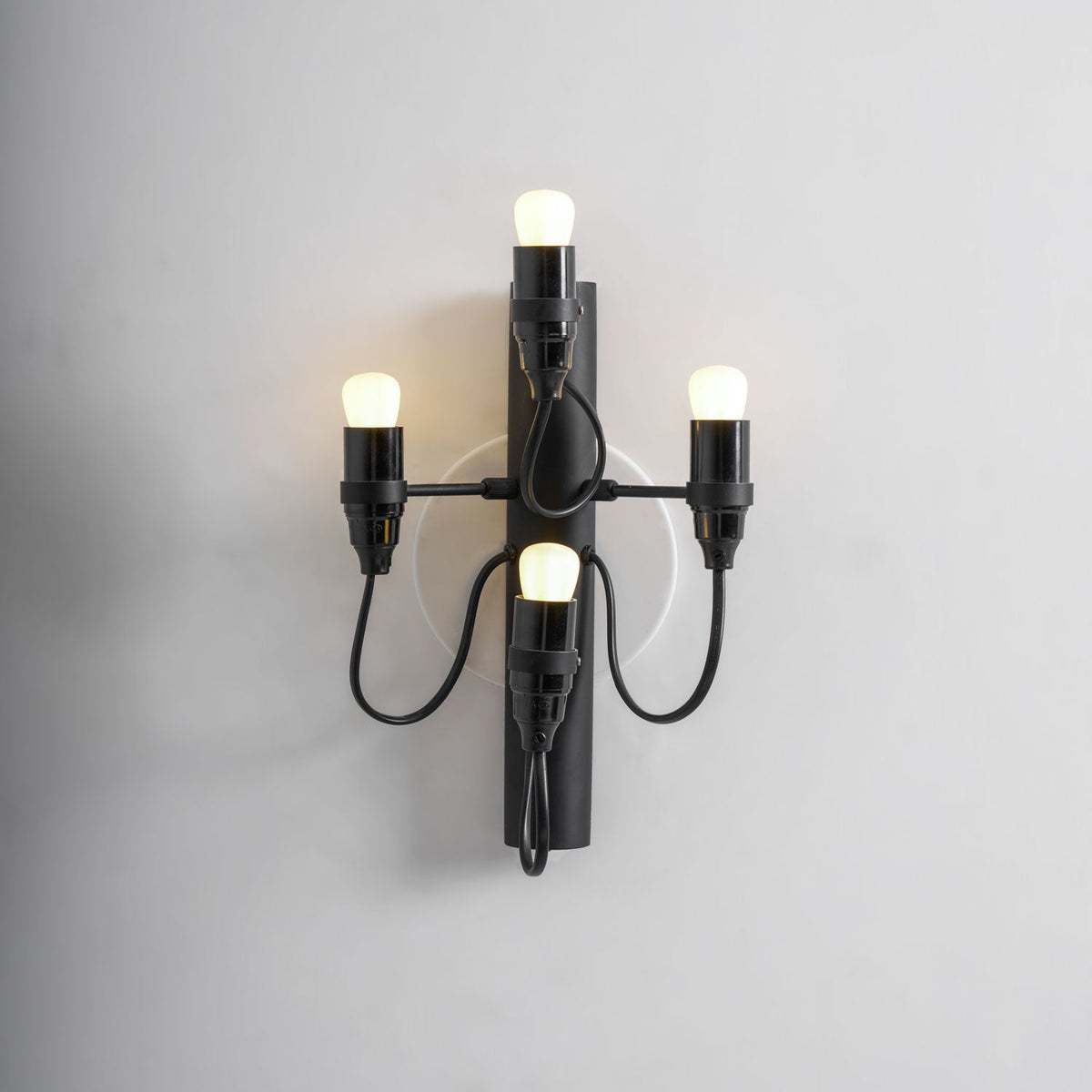 Mirror Polished Steel Contemporary Wall Lamp