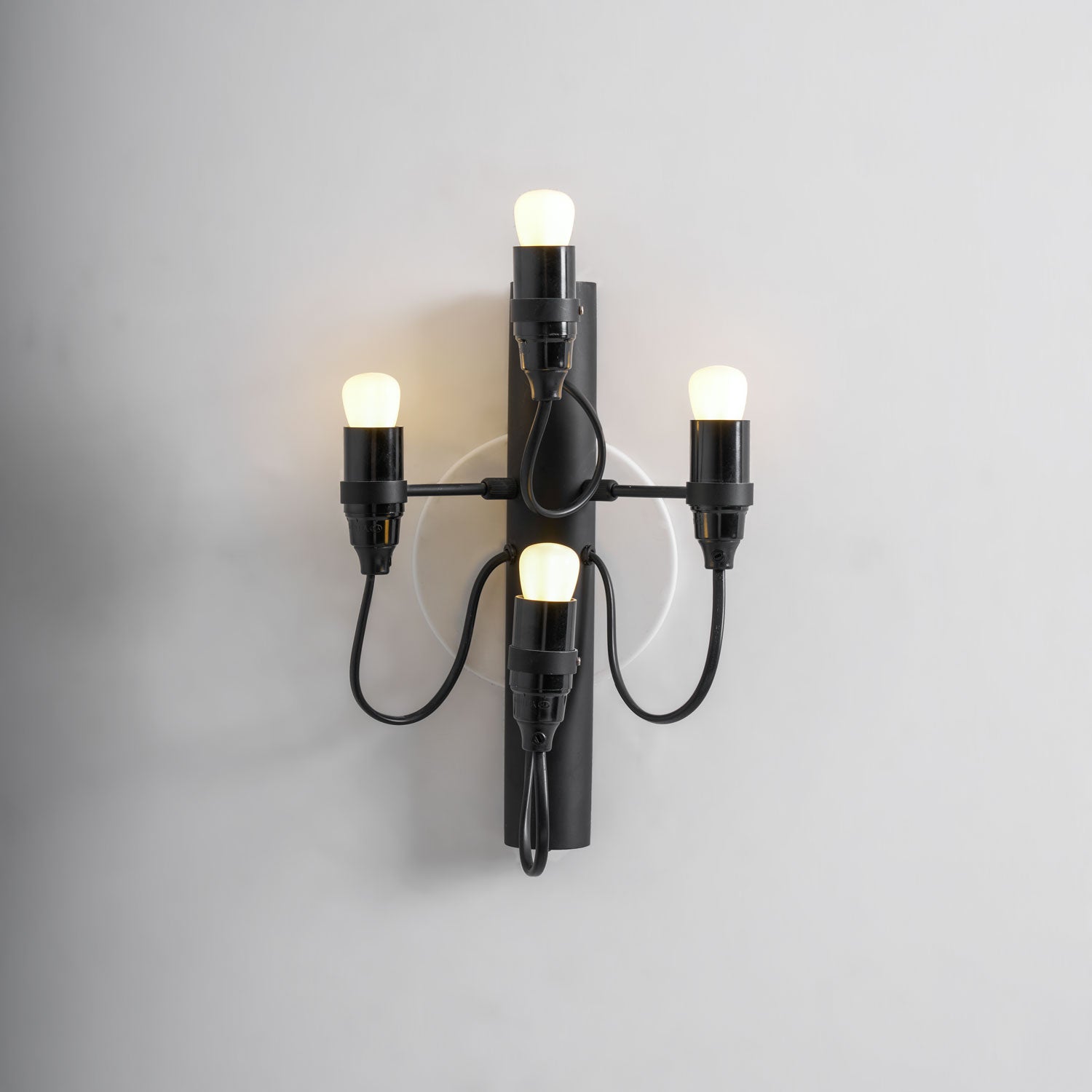 Mirror Polished Steel Contemporary Wall Lamp