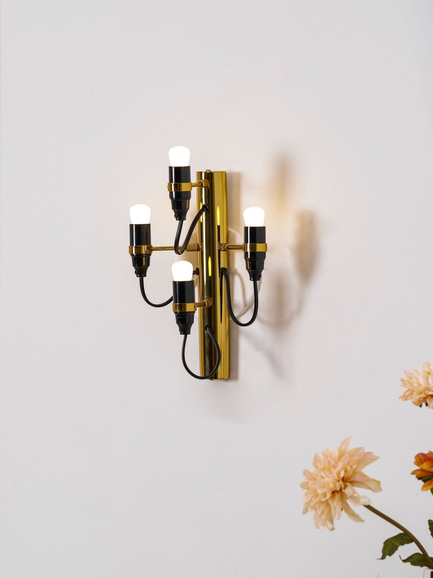 Mirror Polished Steel Contemporary Wall Lamp