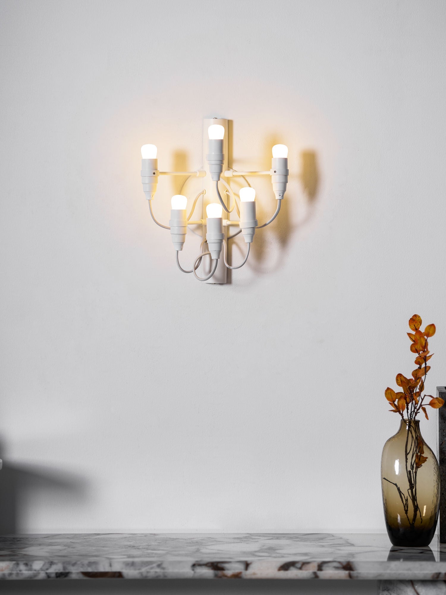 Mirror Polished Steel Contemporary Wall Lamp