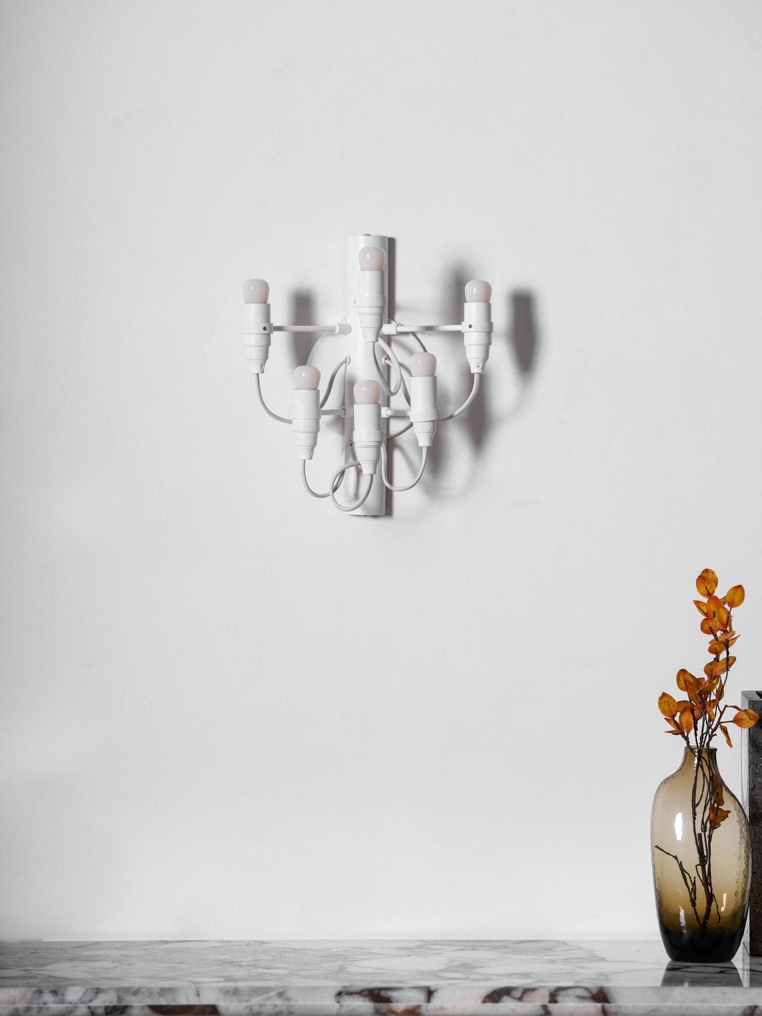 Mirror Polished Steel Contemporary Wall Lamp