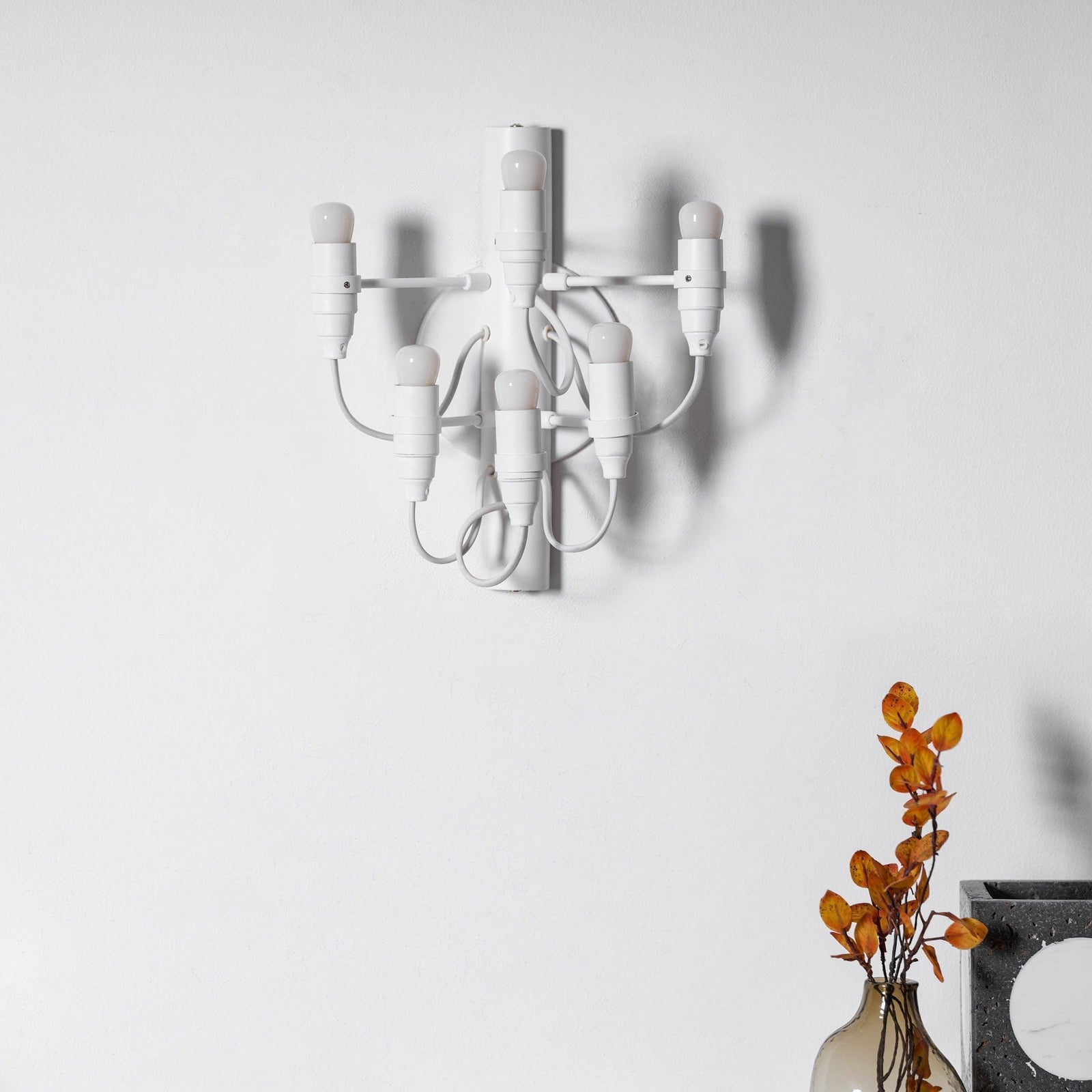 Mirror Polished Steel Contemporary Wall Lamp