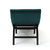 Teal Velvet Tufted Chaise Lounge